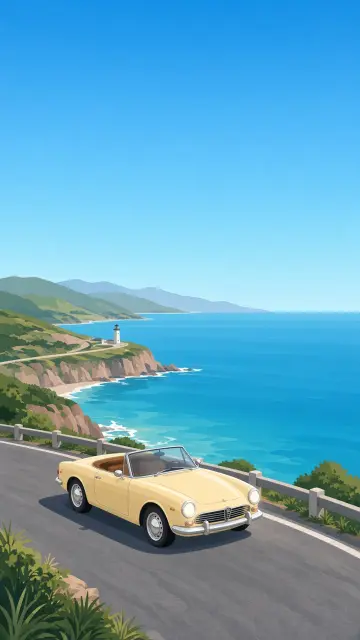 Coastal Highway Cruiser scene