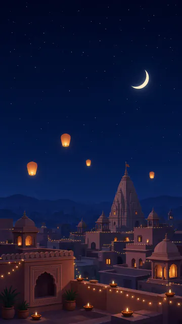 Diwali scene