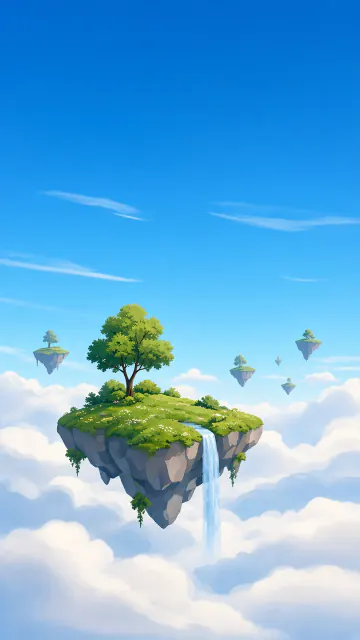 Floating Islands scene