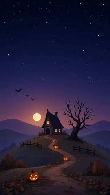Halloween scene