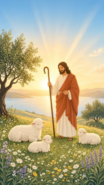 Good Shepherd scene