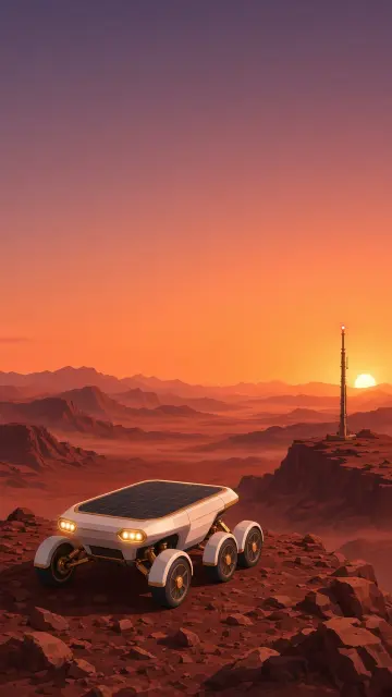 Red Planet Rover scene