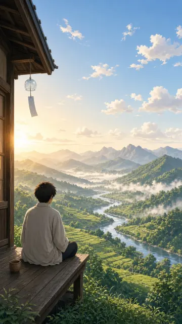 Mountain Veranda scene