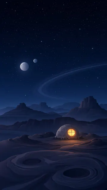 Space Outpost scene
